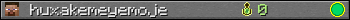 huxakemeyemoje userbar 350x20