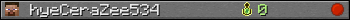 hyeCeraZee534 userbar 350x20