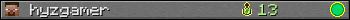 hyzgamer userbar 350x20