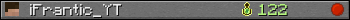 iFrantic_YT userbar 350x20