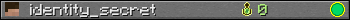 identity_secret userbar 350x20