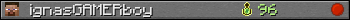 ignasGAMERboy userbar 350x20