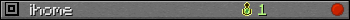 ihome userbar 350x20