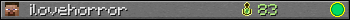 ilovehorror userbar 350x20