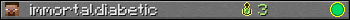 immortaldiabetic userbar 350x20