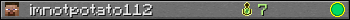 imnotpotato112 userbar 350x20