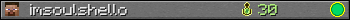 imsoulshello userbar 350x20