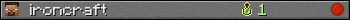 Benutzerleisten 350x20 für ironcraft