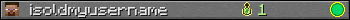 isoldmyusername userbar 350x20