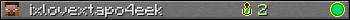 ixlovextapo4eek userbar 350x20