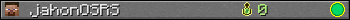 jahonOSRS userbar 350x20