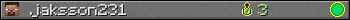 jaksson231 userbar 350x20