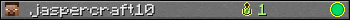 jaspercraft10 userbar 350x20