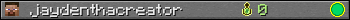 jaydenthacreator userbar 350x20