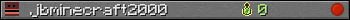 jbminecraft2000 userbar 350x20