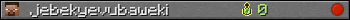 jebekyevubaweki userbar 350x20