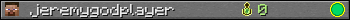 jeremygodplayer userbar 350x20