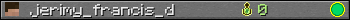 jerimy_francis_d userbar 350x20