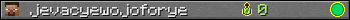 jevacyewojoforye userbar 350x20