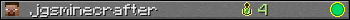 jgsminecrafter userbar 350x20