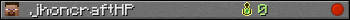 jhoncraftHP userbar 350x20