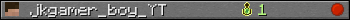 jkgamer_boy_YT userbar 350x20