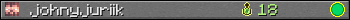 johnyjuriik userbar 350x20