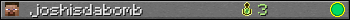 joshisdabomb userbar 350x20
