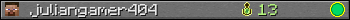 juliangamer404 userbar 350x20