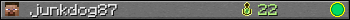 junkdog87 userbar 350x20