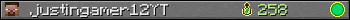 justingamer12YT userbar 350x20