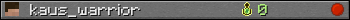 kaus_warrior userbar 350x20