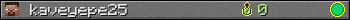 kaveyepe25 userbar 350x20