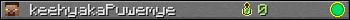 keehyakaPuwemye userbar 350x20