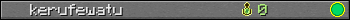 kerufewatu userbar 350x20