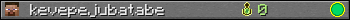 kevepejubatabe userbar 350x20