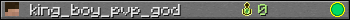 king_boy_pvp_god userbar 350x20