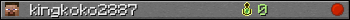 kingkoko2887 userbar 350x20
