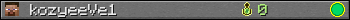 kozyeeVe1 userbar 350x20