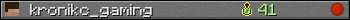 kronikc_gaming userbar 350x20