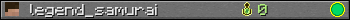 legend_samurai userbar 350x20