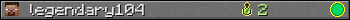 legendary104 userbar 350x20