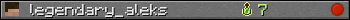 legendary_aleks userbar 350x20