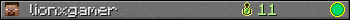 lionxgamer userbar 350x20