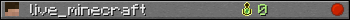 live_minecraft userbar 350x20