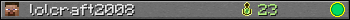 lolcraft2008 userbar 350x20