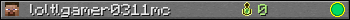 loltlgamer0311mc userbar 350x20