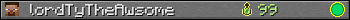 lordTyTheAwsome userbar 350x20