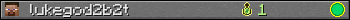 lukegod2b2t userbar 350x20