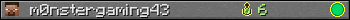 m0nstergaming43 userbar 350x20